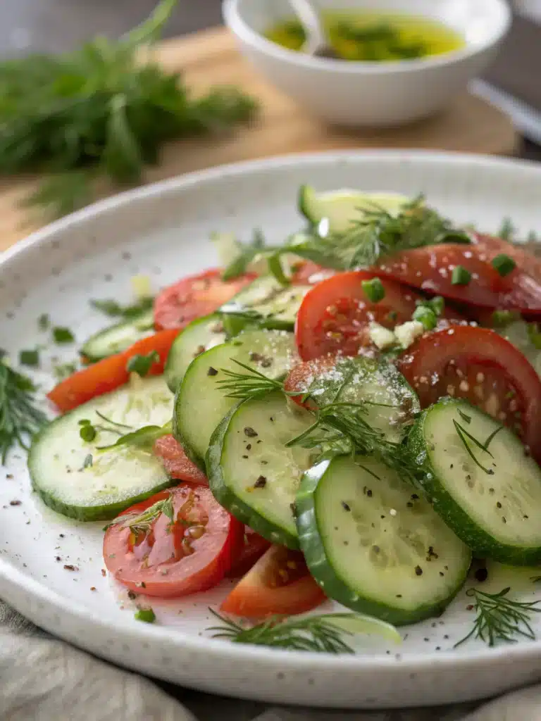 cucumber tomato salad