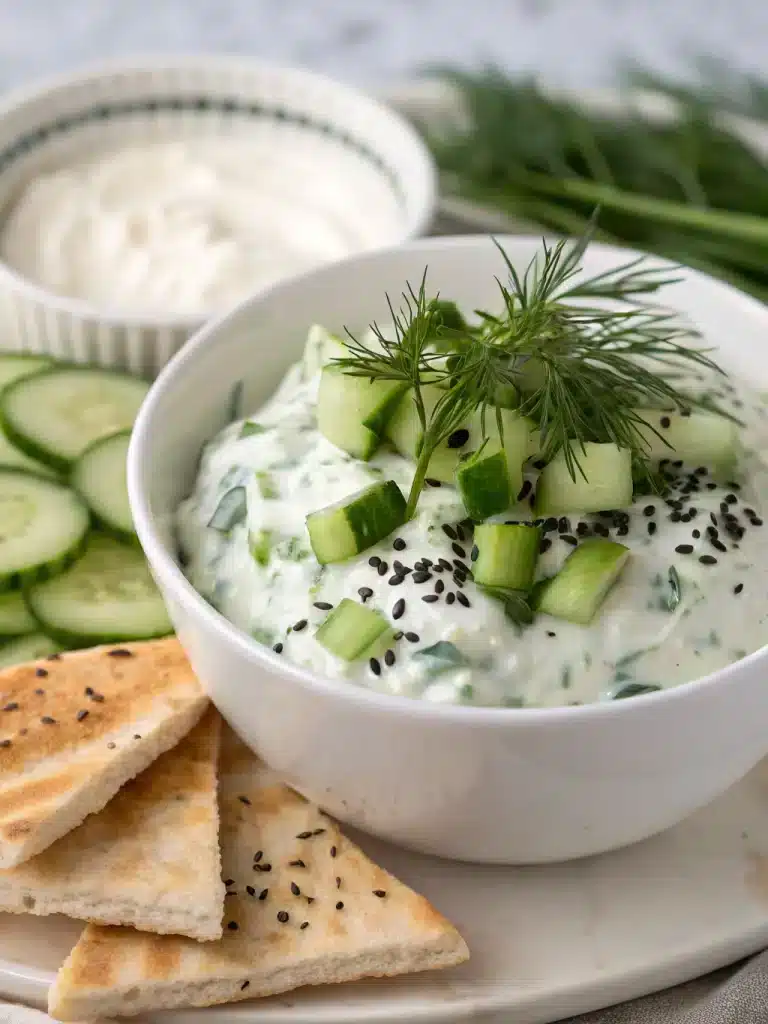 cucumber yogurt dip