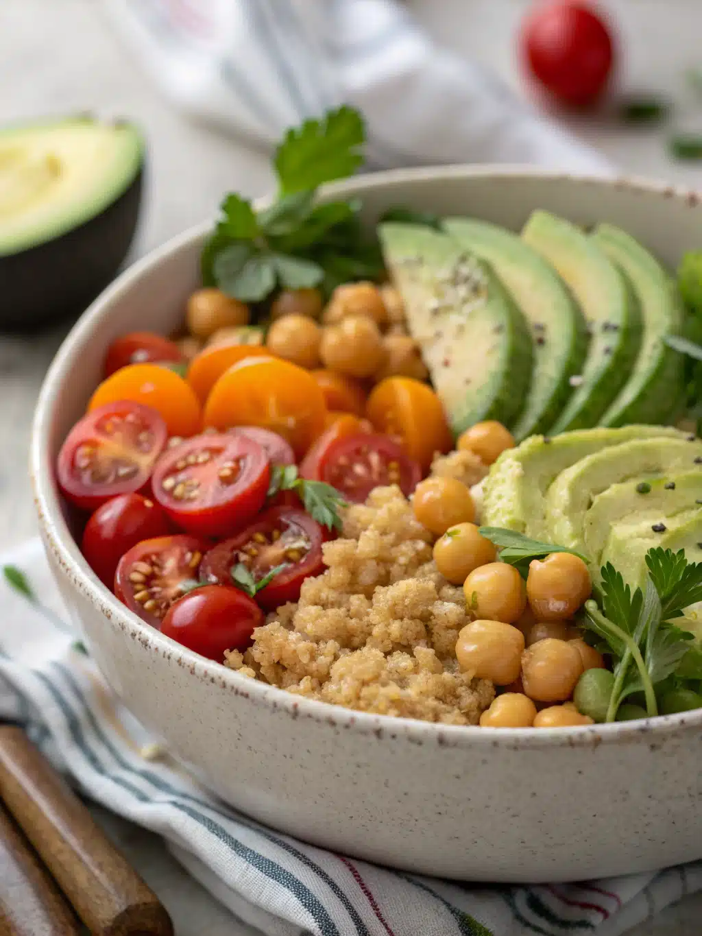 Summer grain bowl