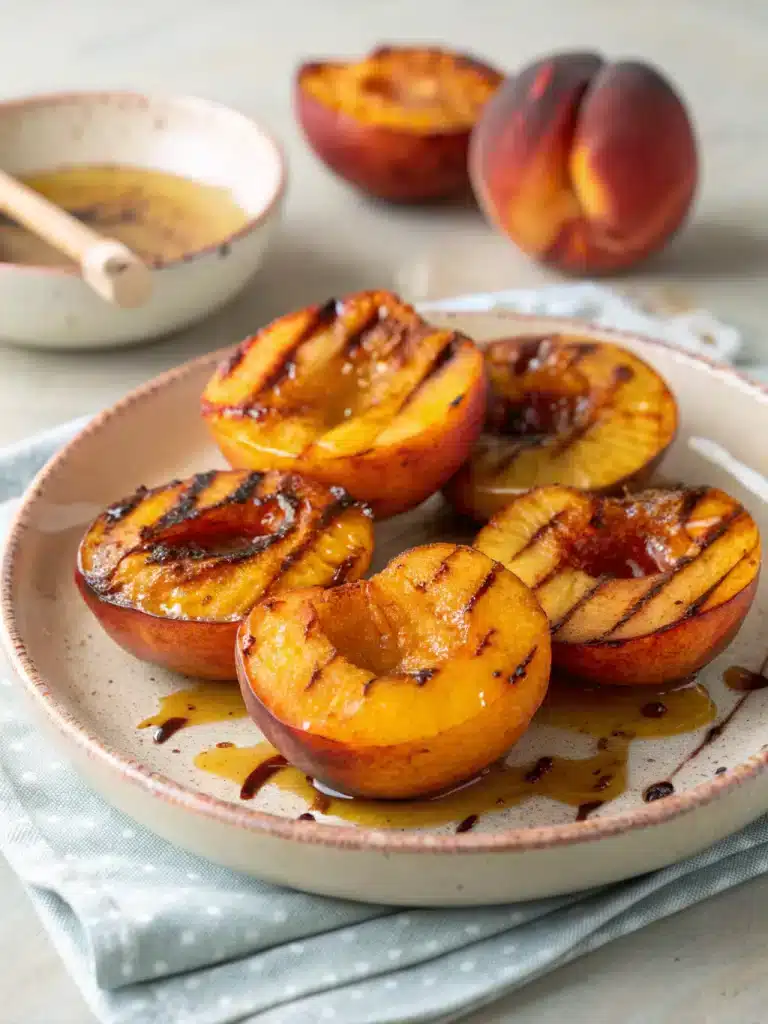 grilled peaches