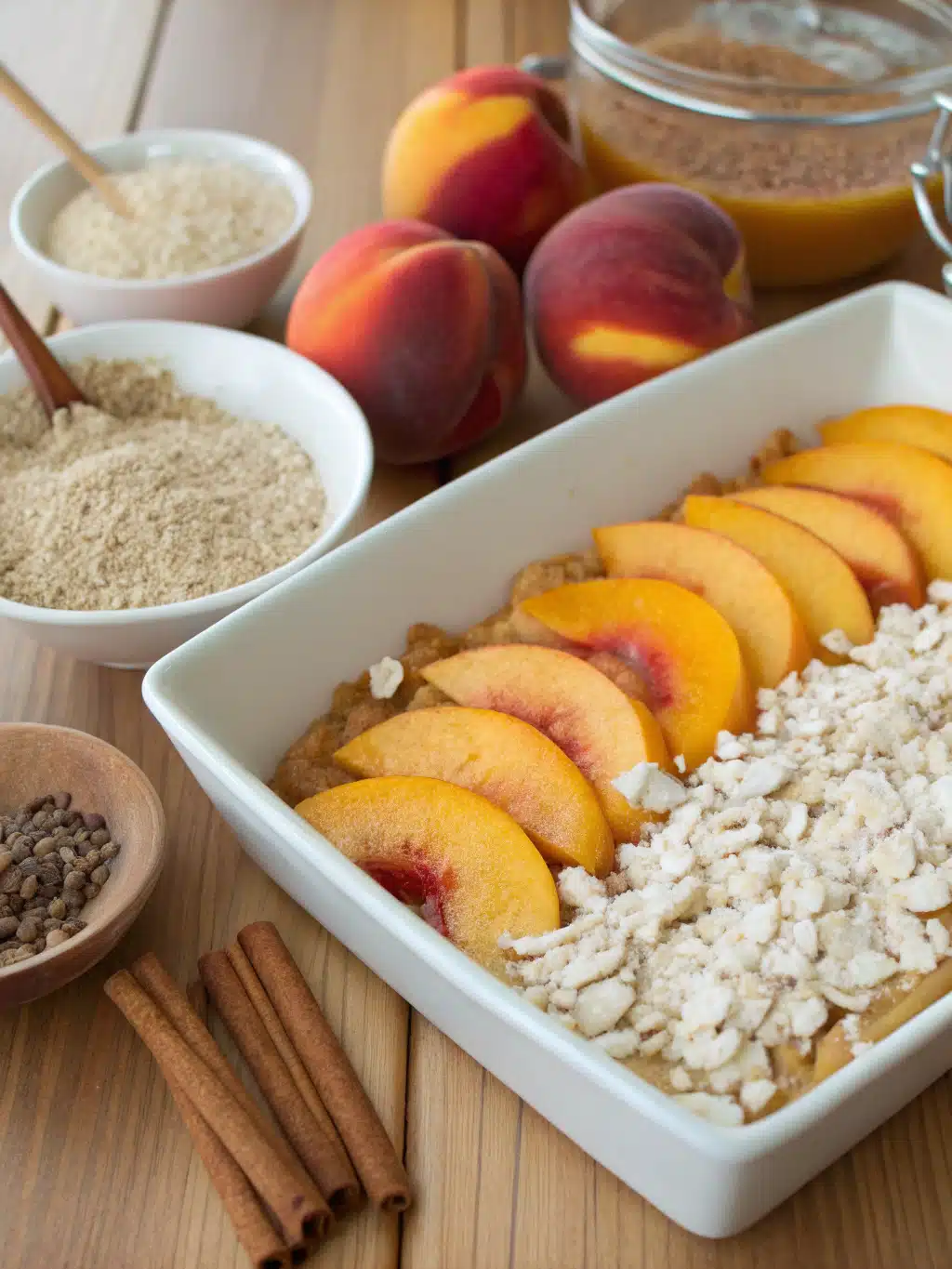 Peach Crisp Ingredients