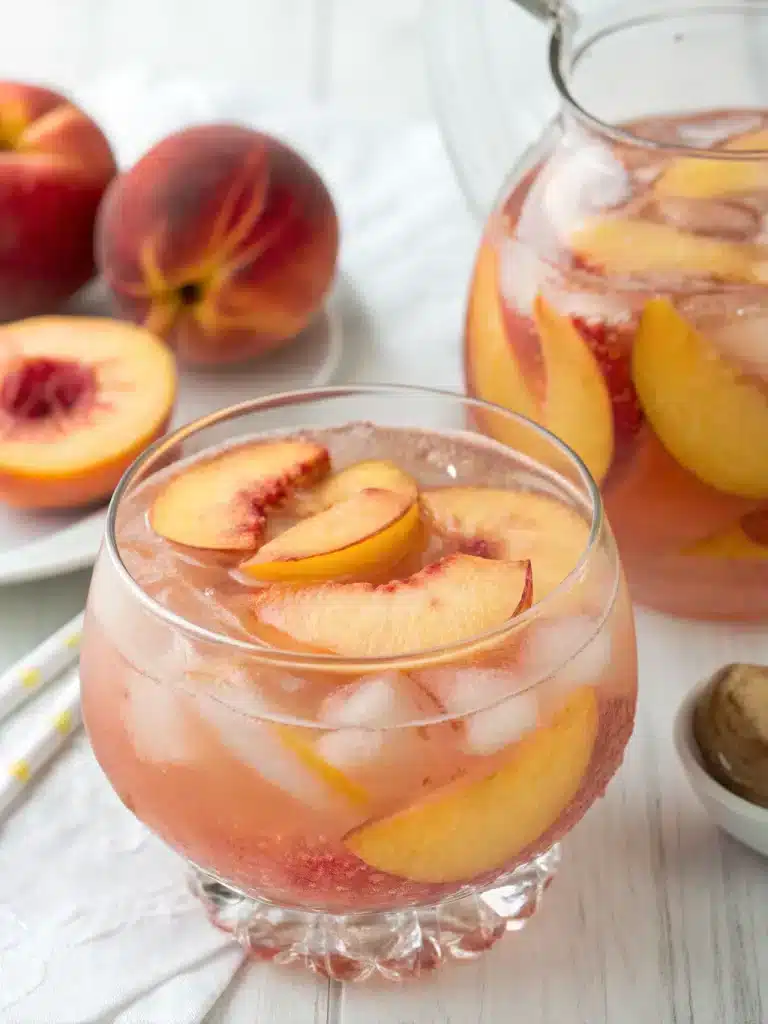 peach iced tea