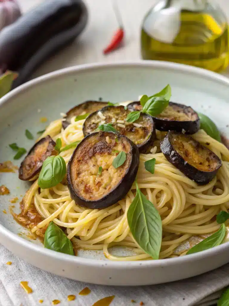 roasted eggplant pasta