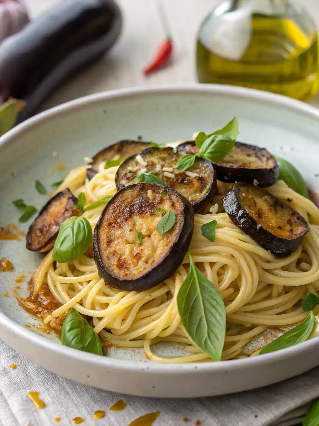 roasted eggplant pasta