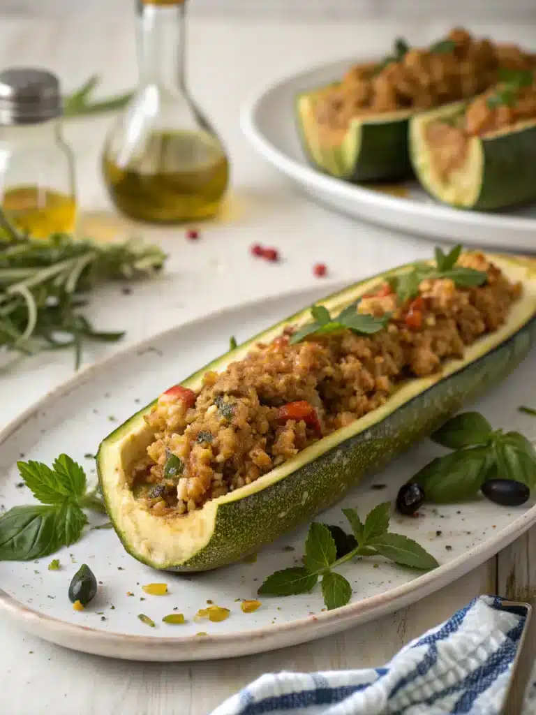 stuffed zucchini