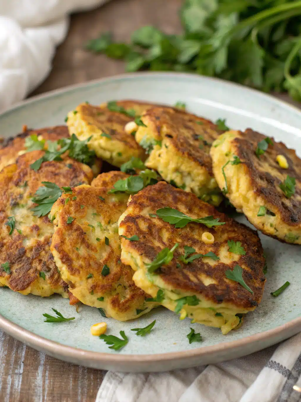 zucchini corn fritters