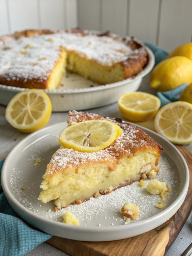 4-Ingredient Lemon Cream Cheese Dump Cake