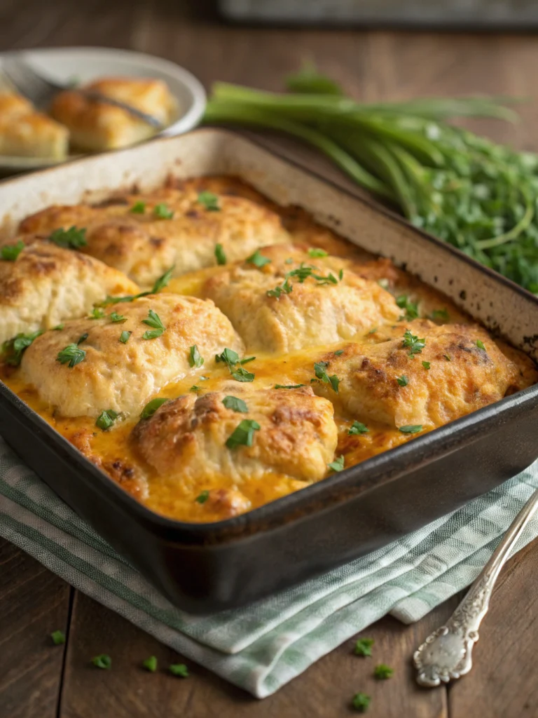 Cheddar Bay Chicken Cobbler