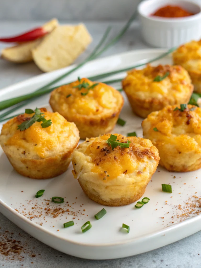 Cheesy Mashed Potato Puffs