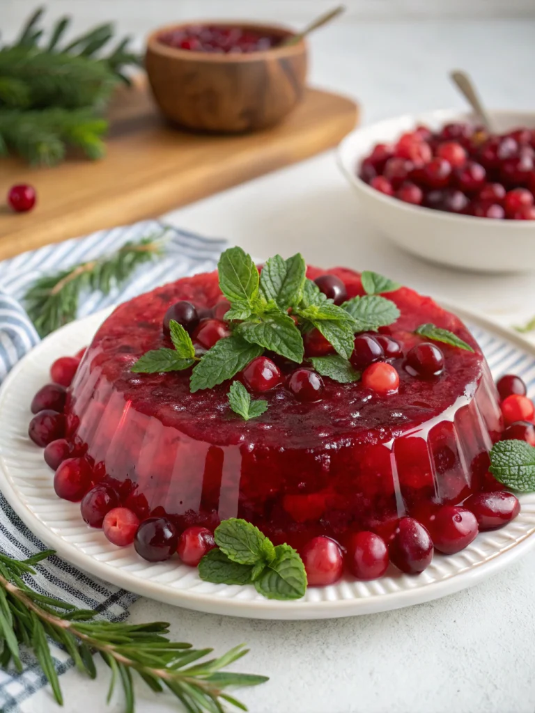 Christmas Cranberry Jello Salad