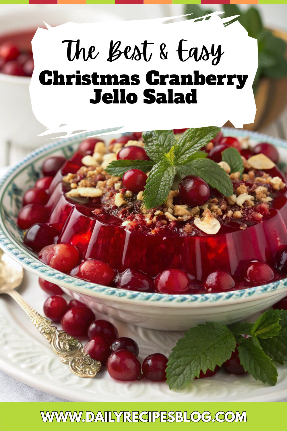 Christmas Cranberry Jello Salad pinterest