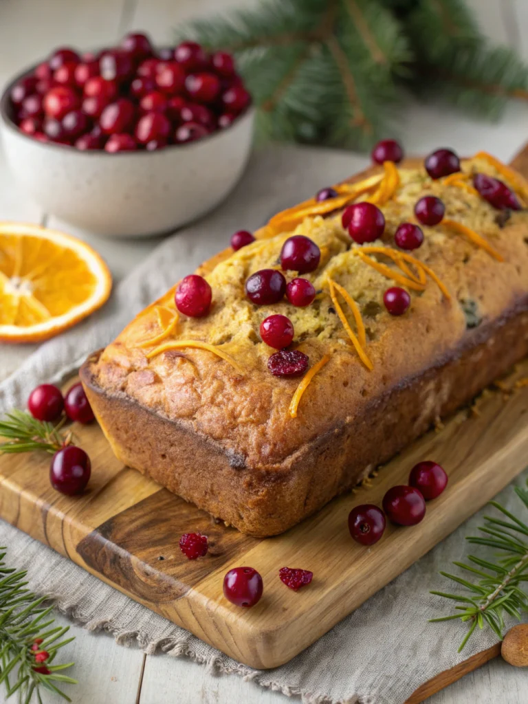 Christmas Cranberry Orange Bread