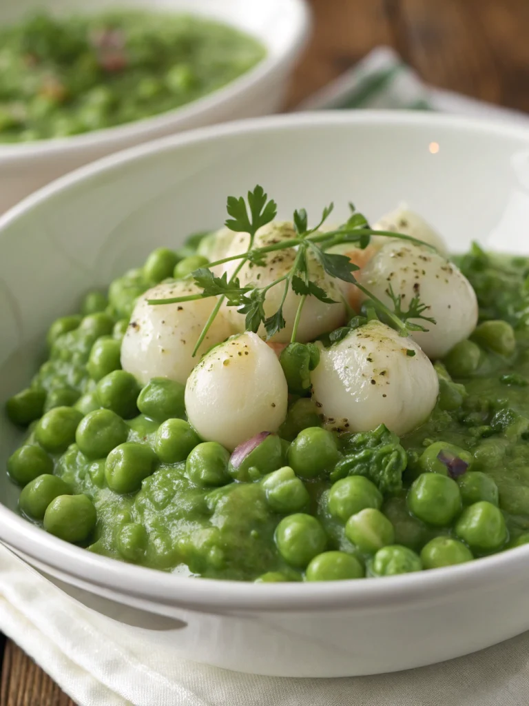 Creamed Peas with Pearl Onions