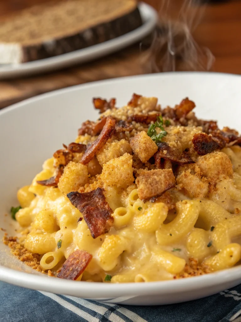 Crispy Bacon Mac and Cheese