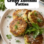 Crispy Zucchini Patties pinterest