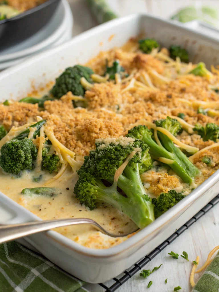 Crunchy Broccoli Cheese Casserole