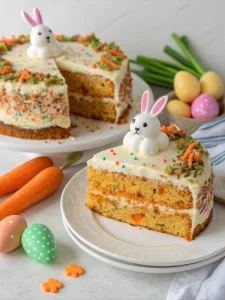 Easter Bunny Carrot Cake