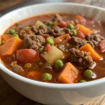 Easy Weeknight Hamburger Soup 1