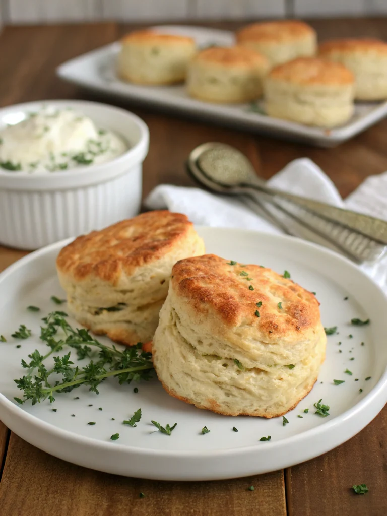 Flaky Sour Cream Biscuits