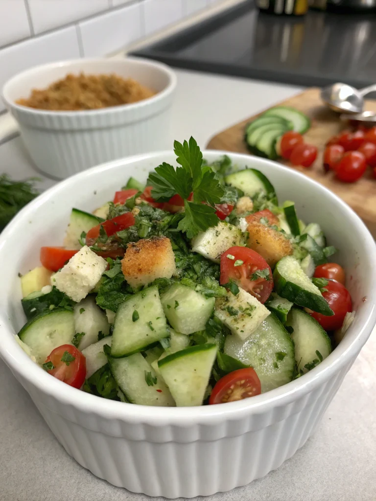 Garden Fresh Cucumber Salad