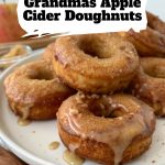Grandmas Apple Cider Doughnuts pinterest