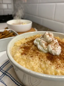 Grandmas Stovetop Rice Pudding