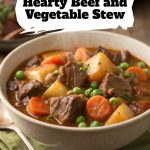 Hearty Beef and Vegetable Stew pinterest