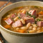 Hearty Ham and Bean Soup 1
