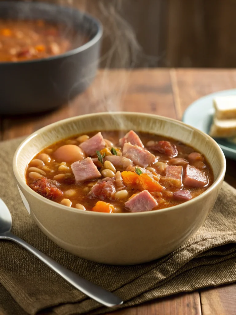 Hearty Ham and Bean Soup