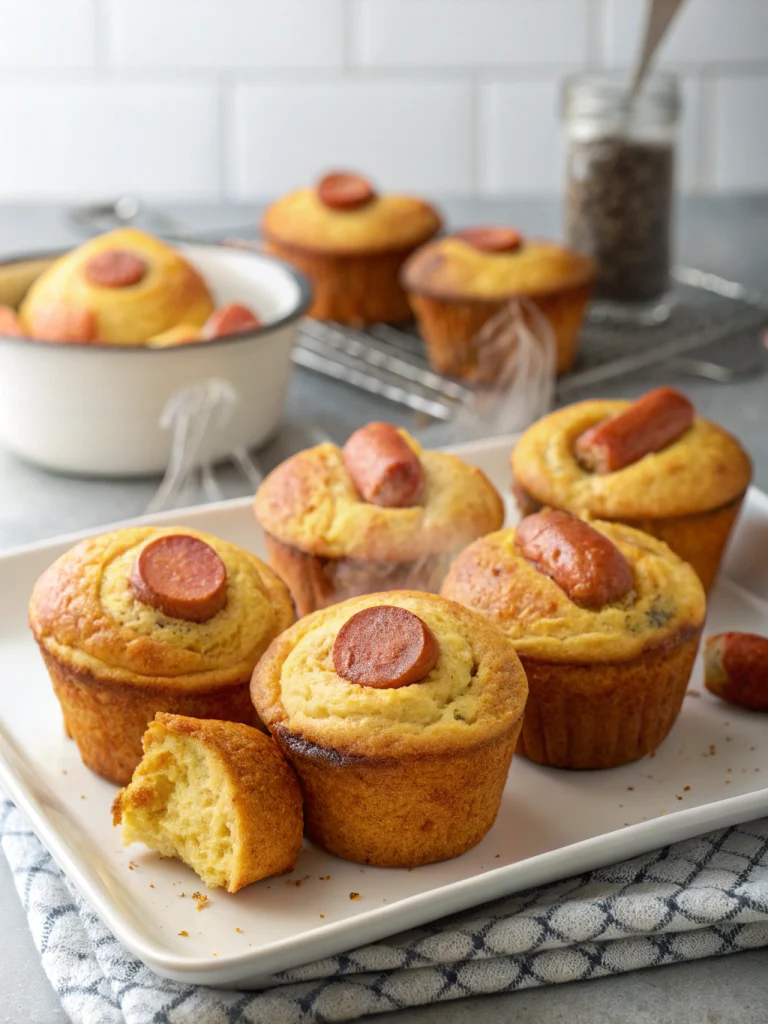 Jiffy Corn Dog Muffins