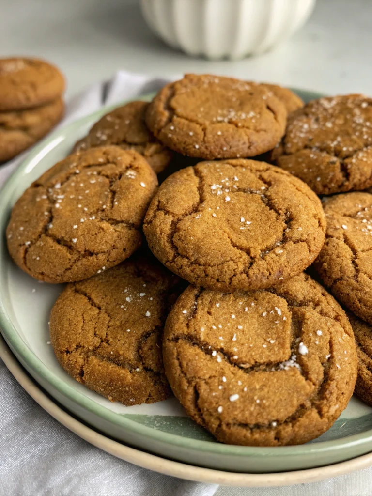 Molasses Ginger Cookies