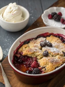 Old Fashioned Blackberry Cobbler