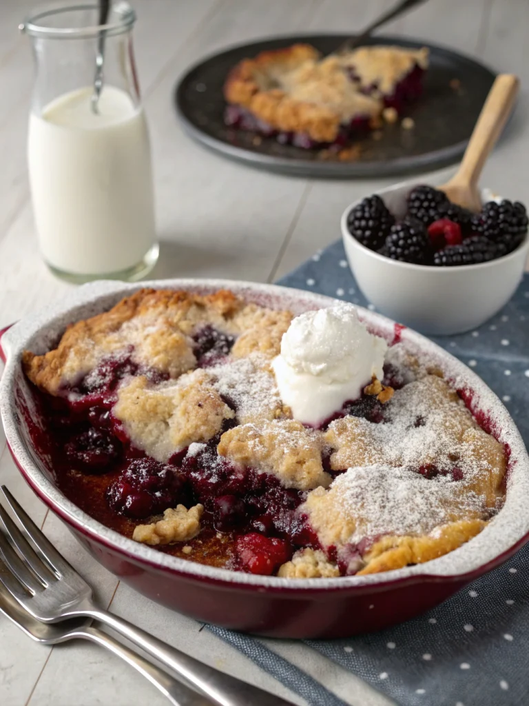 Old Fashioned Blackberry Cobbler