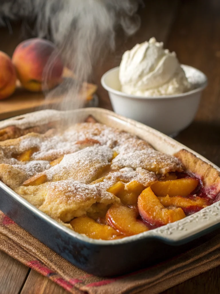 Old Fashioned Peach Cobbler