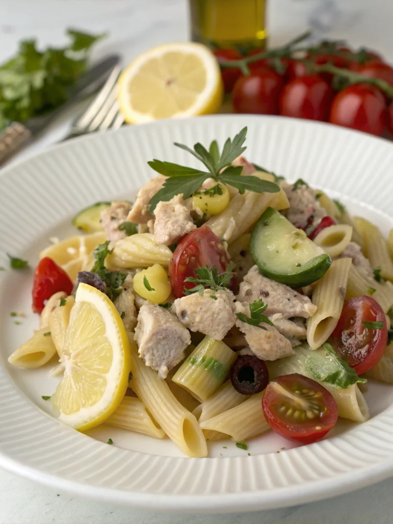 Pantry Tuna Pasta Salad