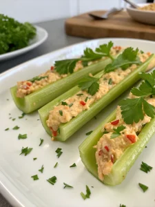 Pimento Cheese Stuffed Celery