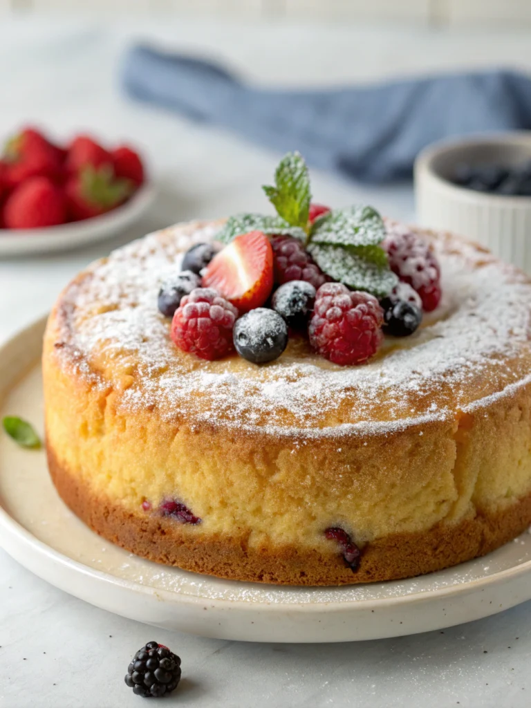 Rich Butter Cake Recipe