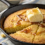 Skillet Cornbread with Honey Butter 1
