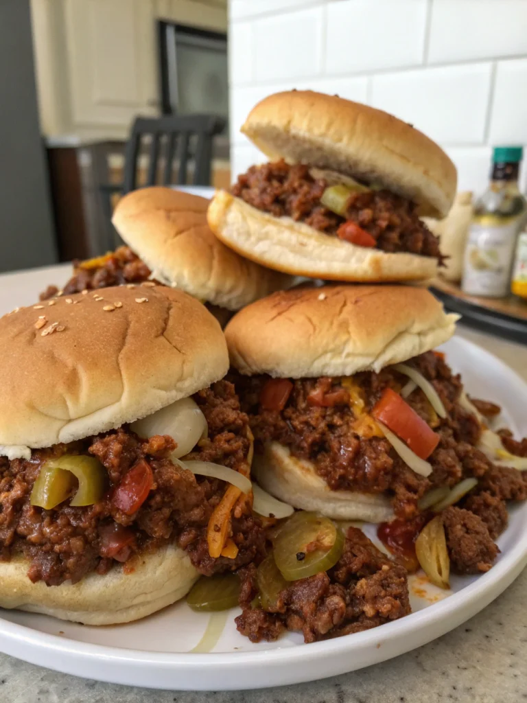 Tangy Homemade Sloppy Joes