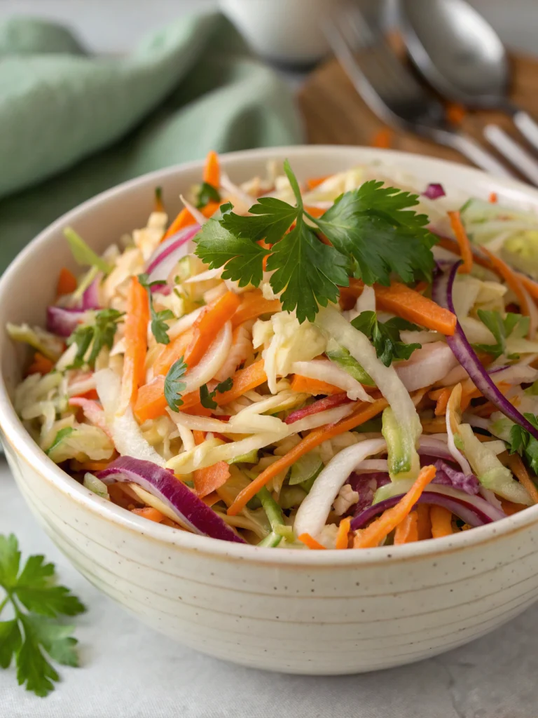 Tangy Vinegar Coleslaw