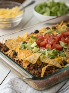 Walking Taco Casserole