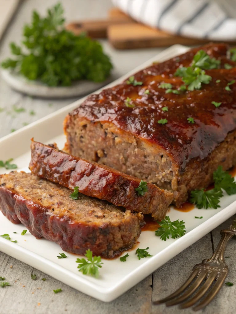 Brown Sugar Glazed Meatloaf