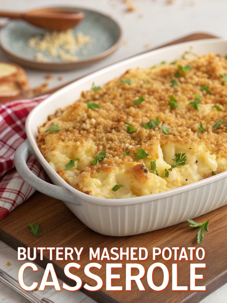 Buttery Mashed Potato Casserole