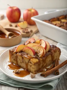 Caramel Apple Bread Pudding