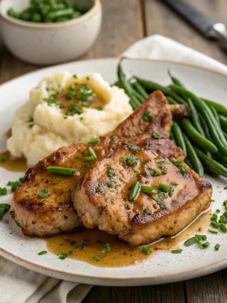 Country Pork Chop Supper