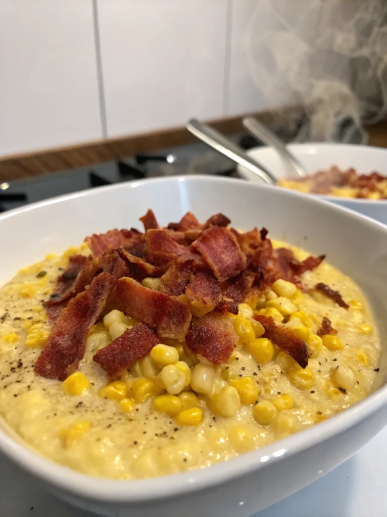 Creamed Corn With Bacon