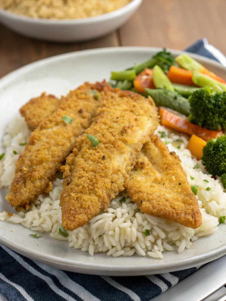 Crispy Cornmeal Catfish Fillets