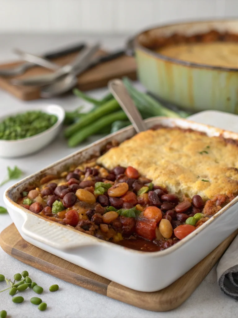 Easy Four Bean Hotdish