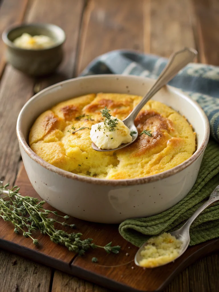 Fluffy Southern Spoon Bread
