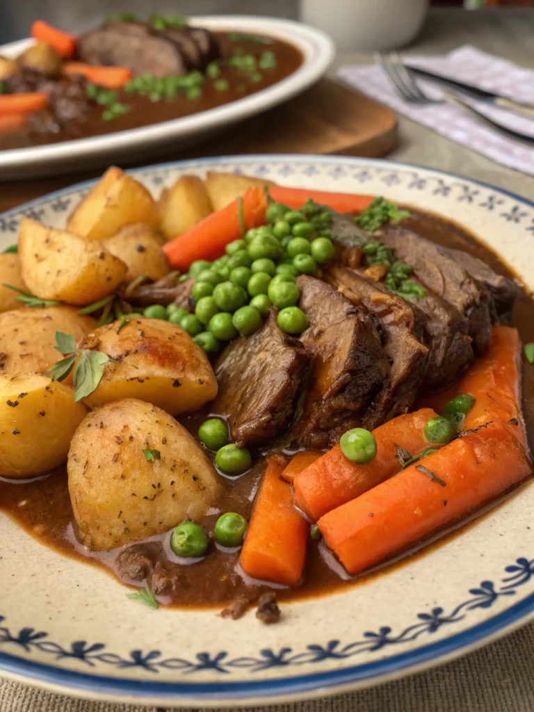 Savory Pot Roast Sunday Dinner